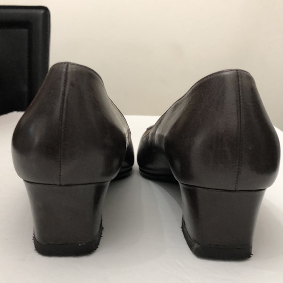 PRADA AUTHENTIC MADE IN ITALY VINTAGE LEATHER SHOES WOMENS SIZE 40 - Picture 3 of 14